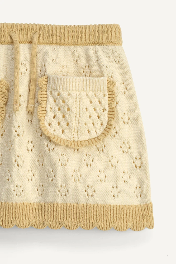 JUPE EN MAILLE AJOURÉE ÉDITION LIMITÉE