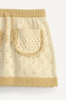 JUPE EN MAILLE AJOURÉE ÉDITION LIMITÉE
