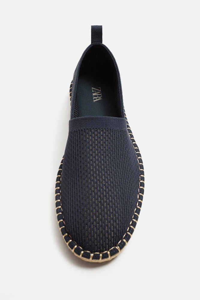 ESPADRILLE EN TISSU MAILLE
