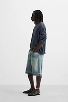 BAGGY FIT DENIM SHORTS