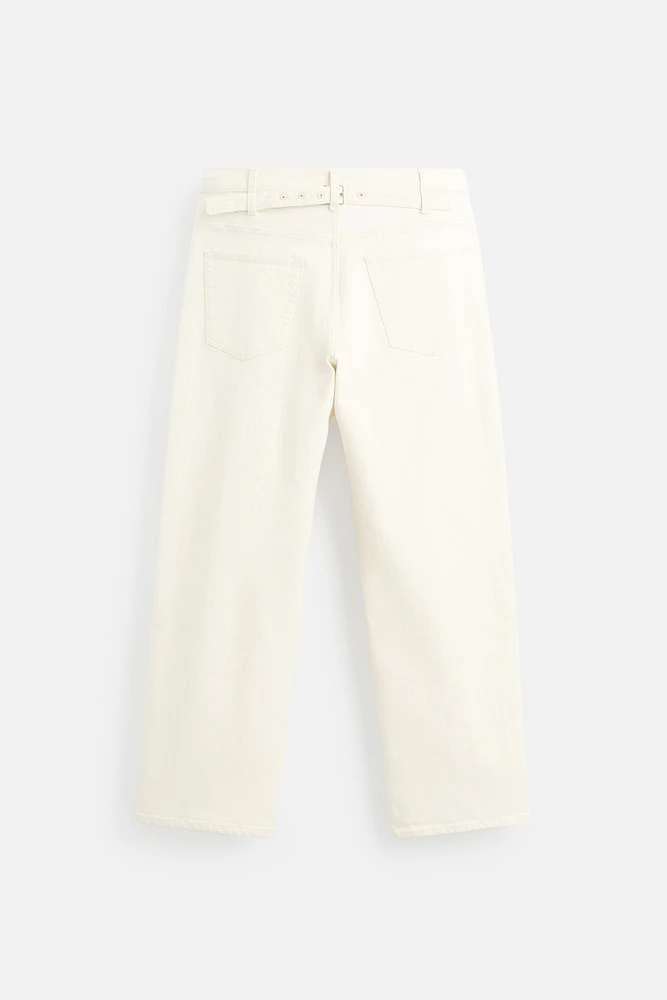 ADJUSTABLE RELAXED FIT JEANS