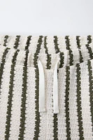 STRIPED CROCHET SHORTS