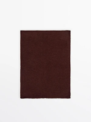100% cashmere knit scarf
