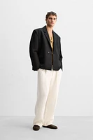 LIMITED EDITION LINEN-COTTON SUIT JACKET