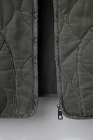 WASHED QUILTED JACKET