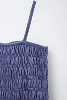 ELASTIC STRAP T-SHIRT