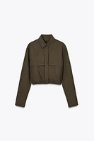 CHEMISE COURTE AVEC POCHES COLLECTION ZW