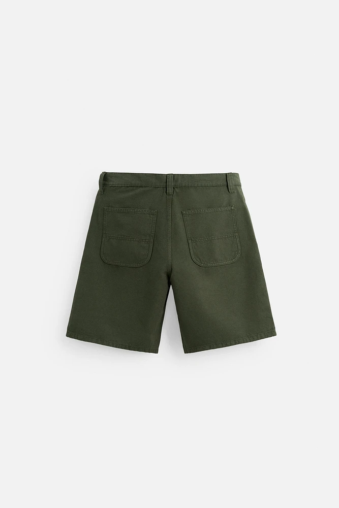 WASHED TEXTURED SHORTS