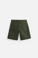 WASHED TEXTURED SHORTS