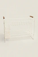 LACQUERED METAL DISH RACK