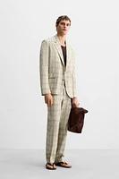 LIMITED EDITION CHECKED SUIT PANTS