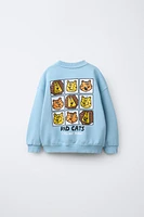 ANIMALS PRINT SWEATSHIRT