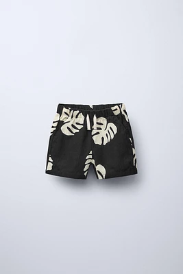 LEAF PRINT SHORTS