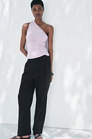 HAUT ASYMÉTRIQUE DRAPÉ