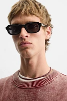 WASHED TEXTURED SWEATER