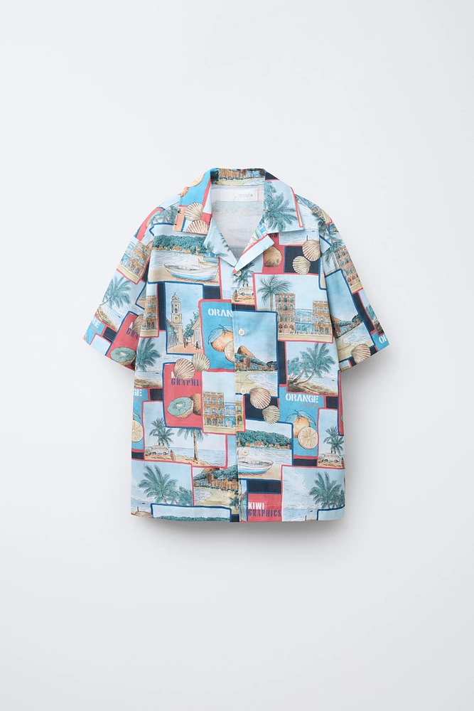 PHOTOGRAPHIC PRINT SHIRT