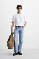 T-SHIRT EN MAILLE REGULAR FIT
