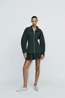 FITTED BALLOON SLEEVE JACKET