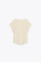 LINEN PRINT T-SHIRT X FANGLU LIN