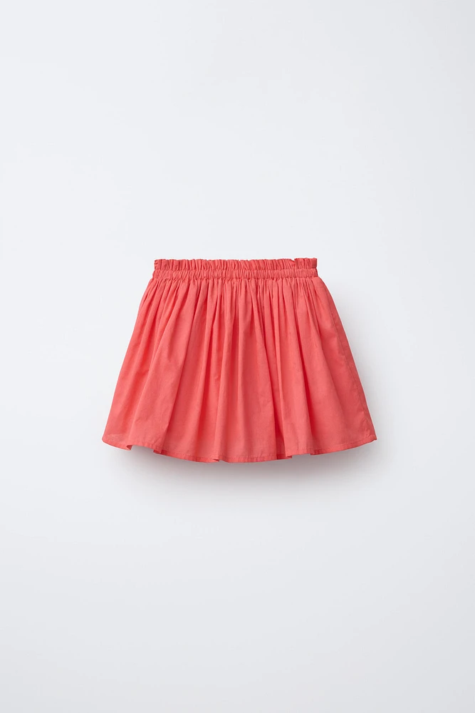 BUTTON SKORT