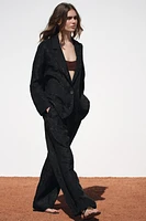 WRINKLED ORGANZA BLAZER