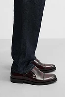LEATHER BUCKLE SHOE