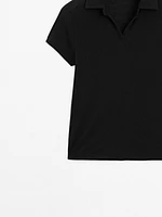 100% cotton short sleeve polo shirt