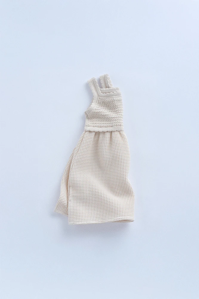 ZARA TIMELESS - ROBE EN MAILLE COMBINÉE WAFFLE
