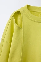 CUT OUT SWEATSHIRT