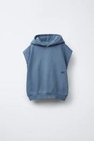 HOODED LOGO VEST