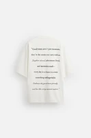 EMBROIDERED TEXT SWEATSHIRT