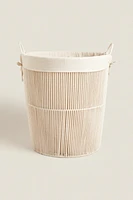 COTTON LAUNDRY BASKET
