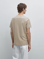 T-shirt en coton mélangé