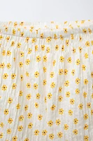 LACE PRINT SHORTS