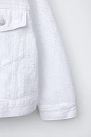 VESTE EN JEAN EFFET USÉ