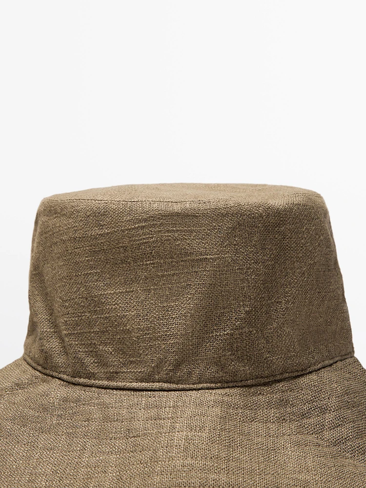 Bucket hat with bow