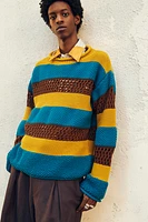 LIMITED EDITION COMBINED TEXTURES SWEATER