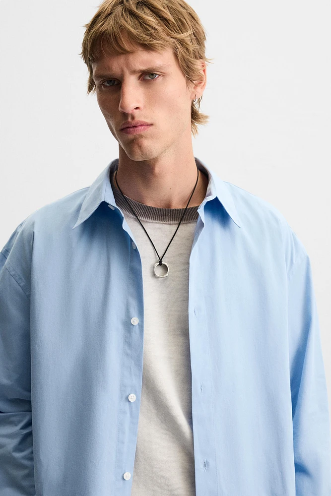 CHEMISE RELAXED FIT PLIS