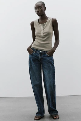 WASHED RIB TOP
