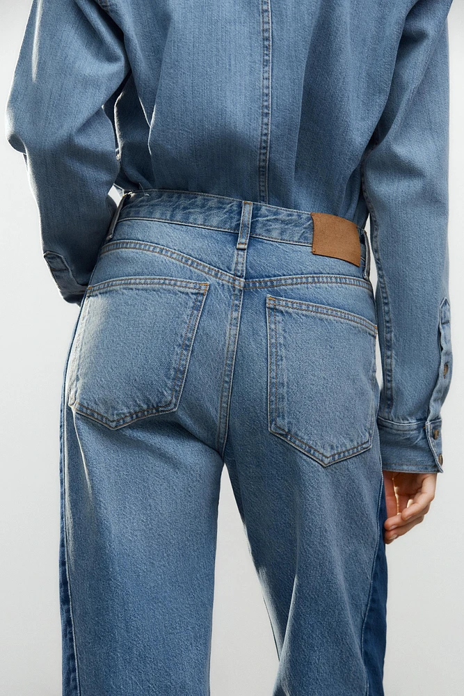 STRAIGHT CUT MID RISE JEANS ZW COLLECTION