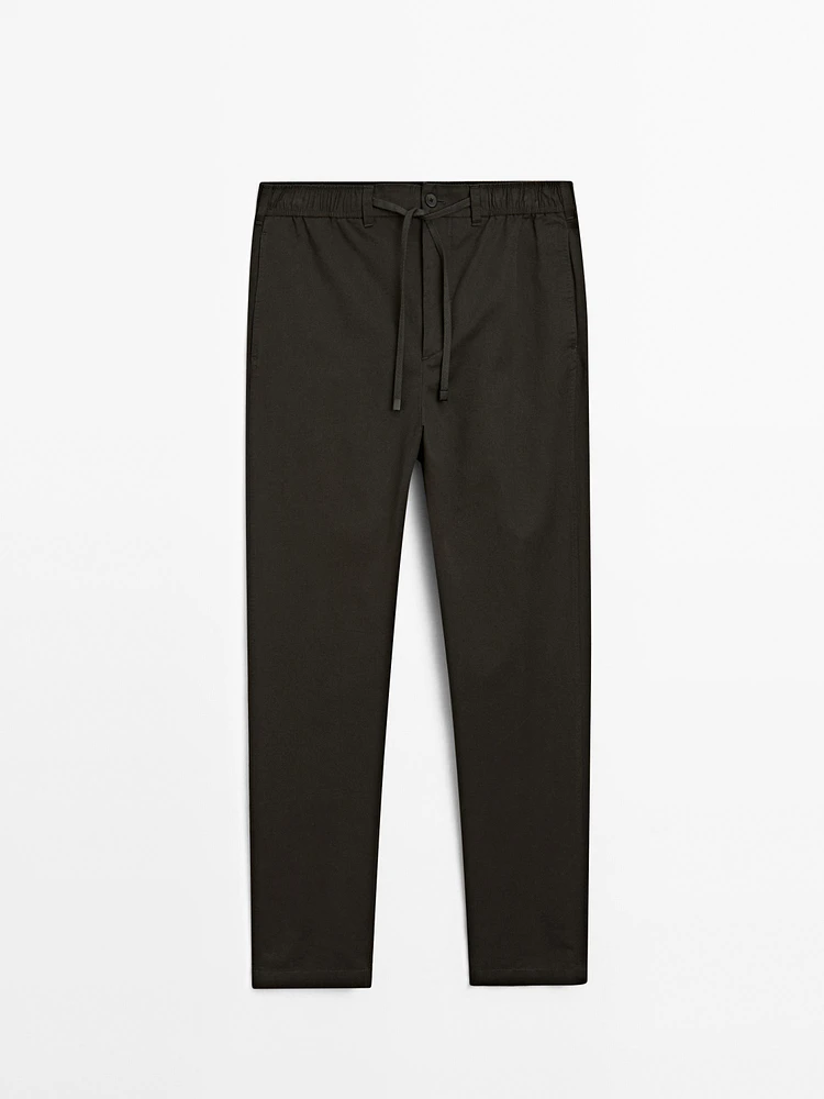 Pantalon de jogging en coton mélang