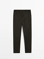 Pantalon de jogging en coton mélang