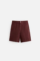 LINEN-COTTON SHORTS
