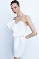 VOLUMINOUS SHORT DRESS ZW COLLECTION