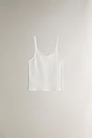 TOP WITH CROCHET DETAIL