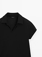 100% cotton short sleeve polo shirt