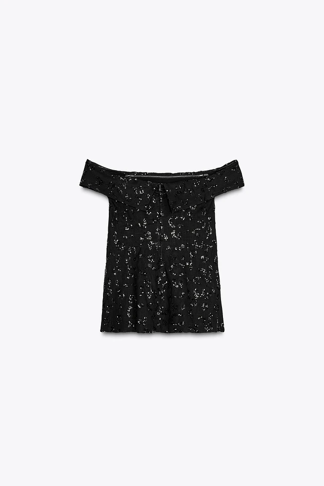 SEQUIN VEST TOP