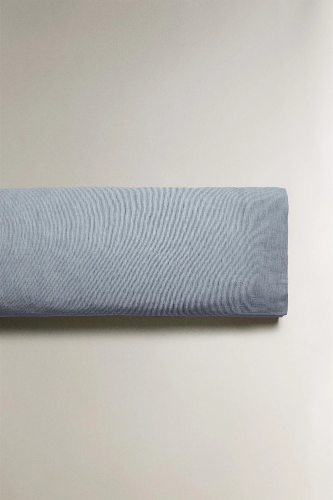 STRIPED COTTON LINEN PILLOWCASE
