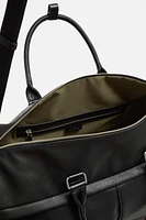 TEXTURED TRAVEL BAG