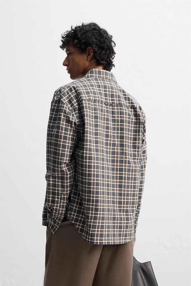 CHEMISE RELAXED FIT À CARREAUX